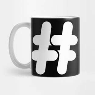 Hashtag # Mug